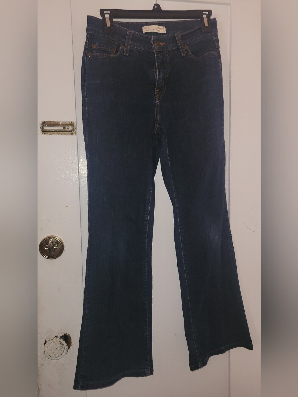 Levi's Dark Blue Wide Leg Jeans - Picture 3 of 14